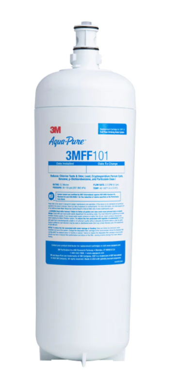 3M™ Aqua-Pure™ 3MFF101 Under Sink Drinking Water Filter Cartridge - Full Flow - Case of 6