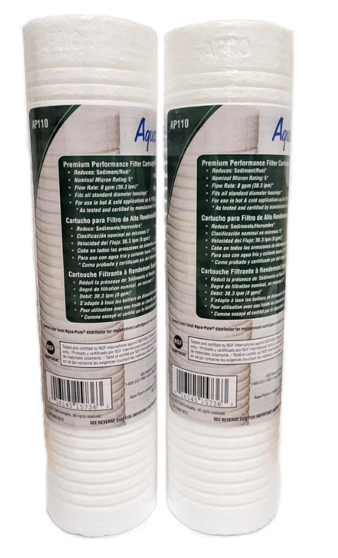 3M™ Aqua-Pure™ AP110 - AP100 Series Whole House Water Filter Drop-in Cartridge - Case of 5