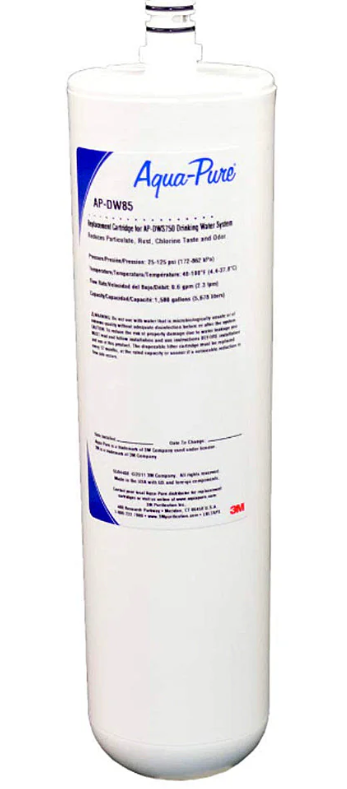 3M™ Aqua-Pure™ APDW85 Under Sink Dedicated Faucet Water Filter Cartridge - Case of 6