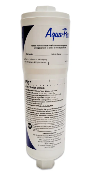 3M™ Aqua-Pure™ AP717 In-Line Water Filter System - Refrigerator/Ice-Maker - Case of 12