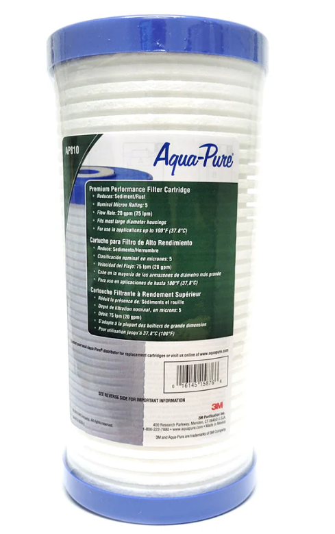 3M™ Aqua-Pure™ AP810 - AP800 Series Whole House Water Filter Drop-in Cartridge - Case of 4