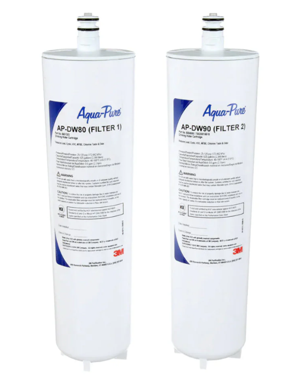 3M™ Aqua-Pure™ AP-DW80/90 Under Sink Dedicated Faucet Water Filter Cartridge - Case of 4